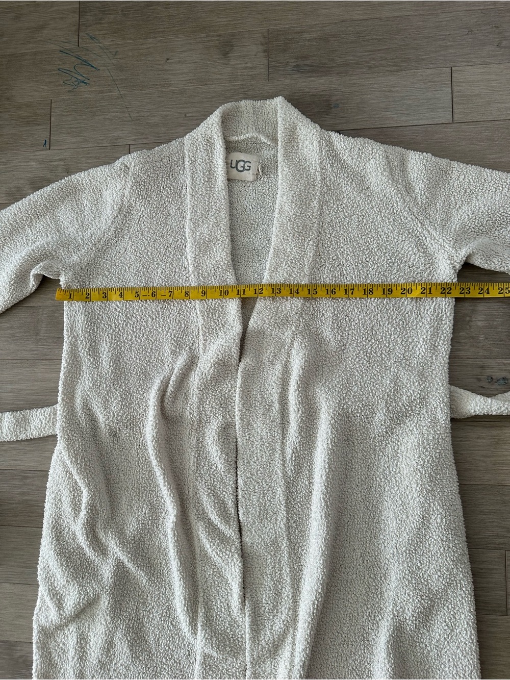 UGG Cream Robe Full Length Oversized Size Small - Picture 7 of 8